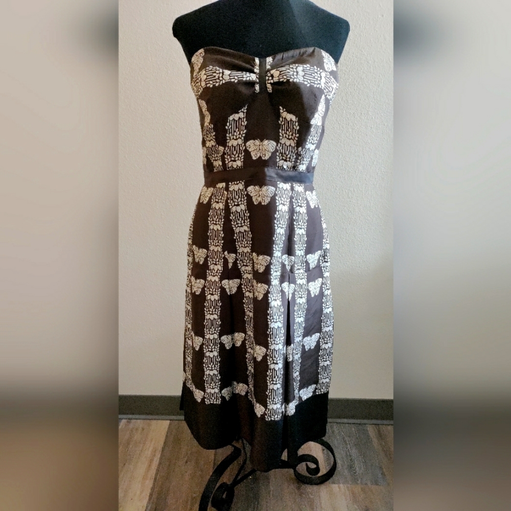 Tracey Reese strapless Tiki Dress